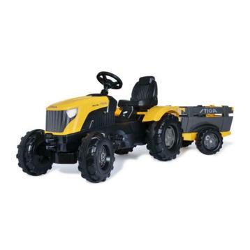 Stiga Mini-T 300 traptractor Rolly Toys met aanhanger beschikbaar voor biedingen