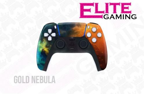 Unieke Dualsense / PS5 Controller "Gold Nebula" Scuf, Spelcomputers en Games, Spelcomputers | Sony PlayStation Consoles | Accessoires