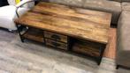 Industriële Salontafel mangoboom met metaal, Ophalen of Verzenden, Nieuw, Metaal, Industriële