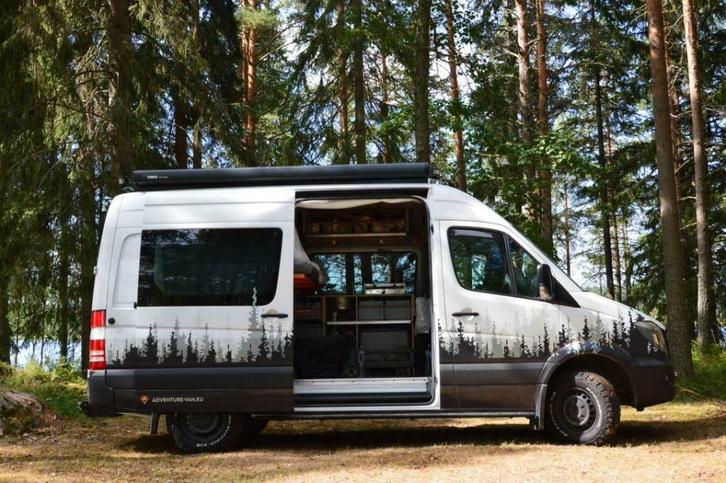 Mercedes sprinter camper Adventurevan buscamper, Caravans en Kamperen, Campers, Particulier, tot en met 4, Buscamper of Camperbus