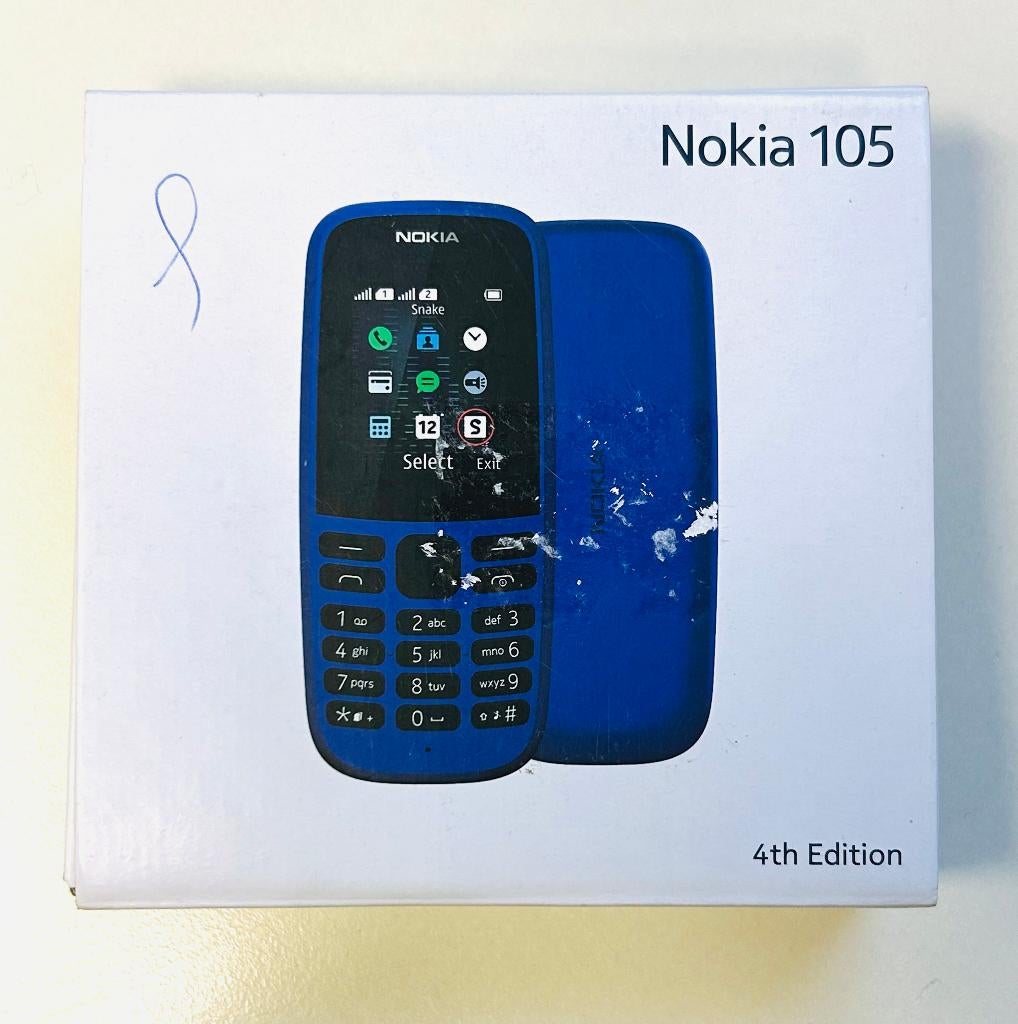 Nokia 105, Telecommunicatie, Ophalen of Verzenden, Nieuw, Geen camera, Zwart