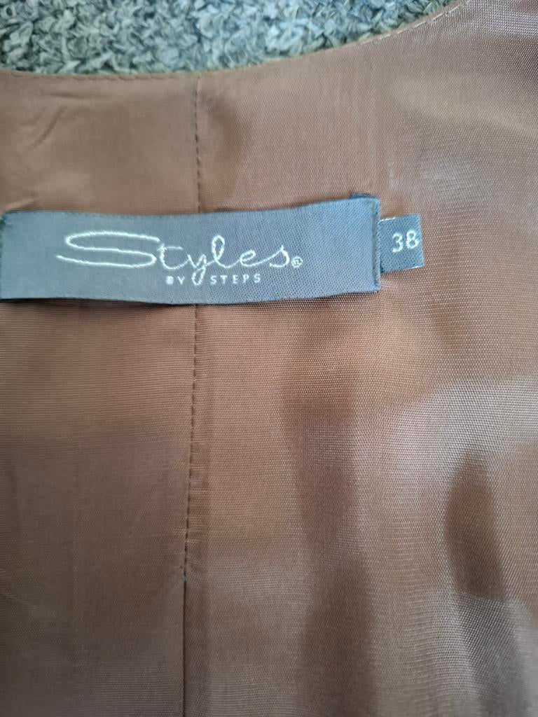 Styles by Steps gilet maat S, Kleding | Dames, Bruin, Ophalen of Verzenden, Zo goed als nieuw, Jasje