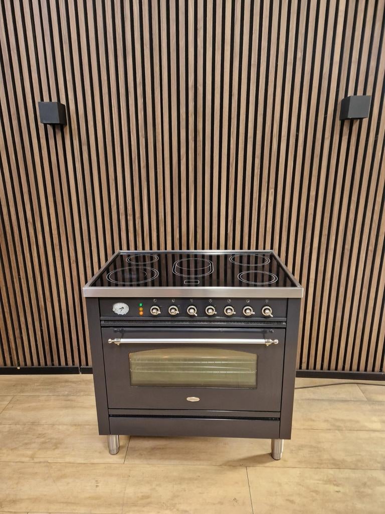 Prachtige Boretti Fornuis keramisch 90 cm (Gratis bezorgt), 60 cm of meer, Keramisch, Ophalen of Verzenden, Zo goed als nieuw