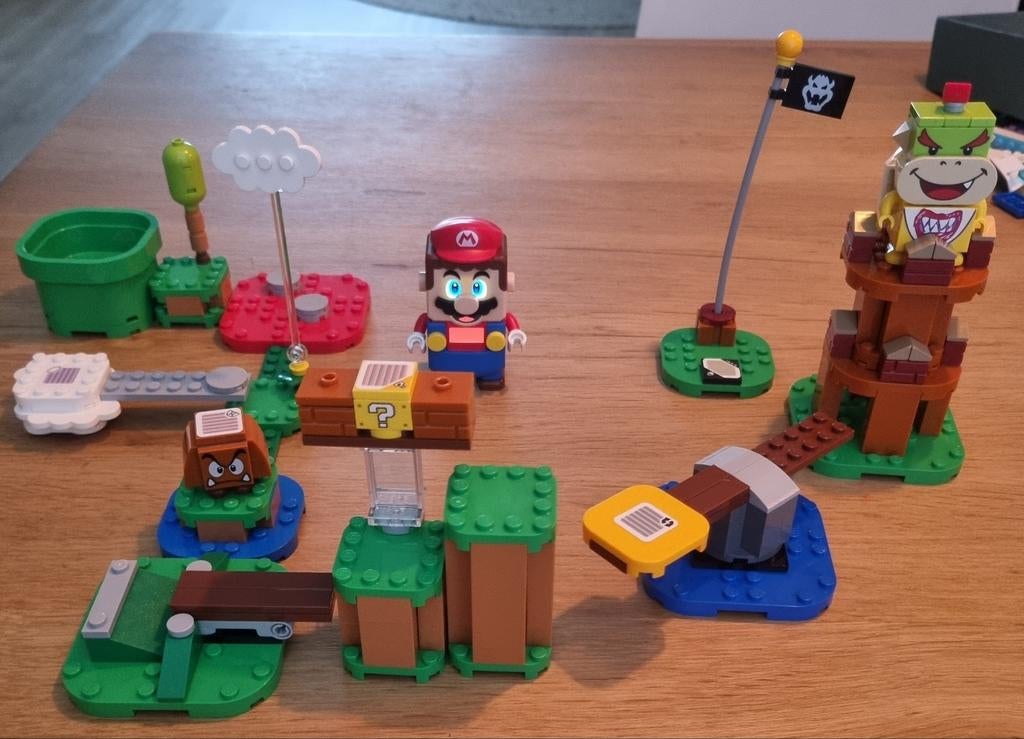 Super Mario lego, Ophalen of Verzenden, Gebruikt, Complete set, Lego