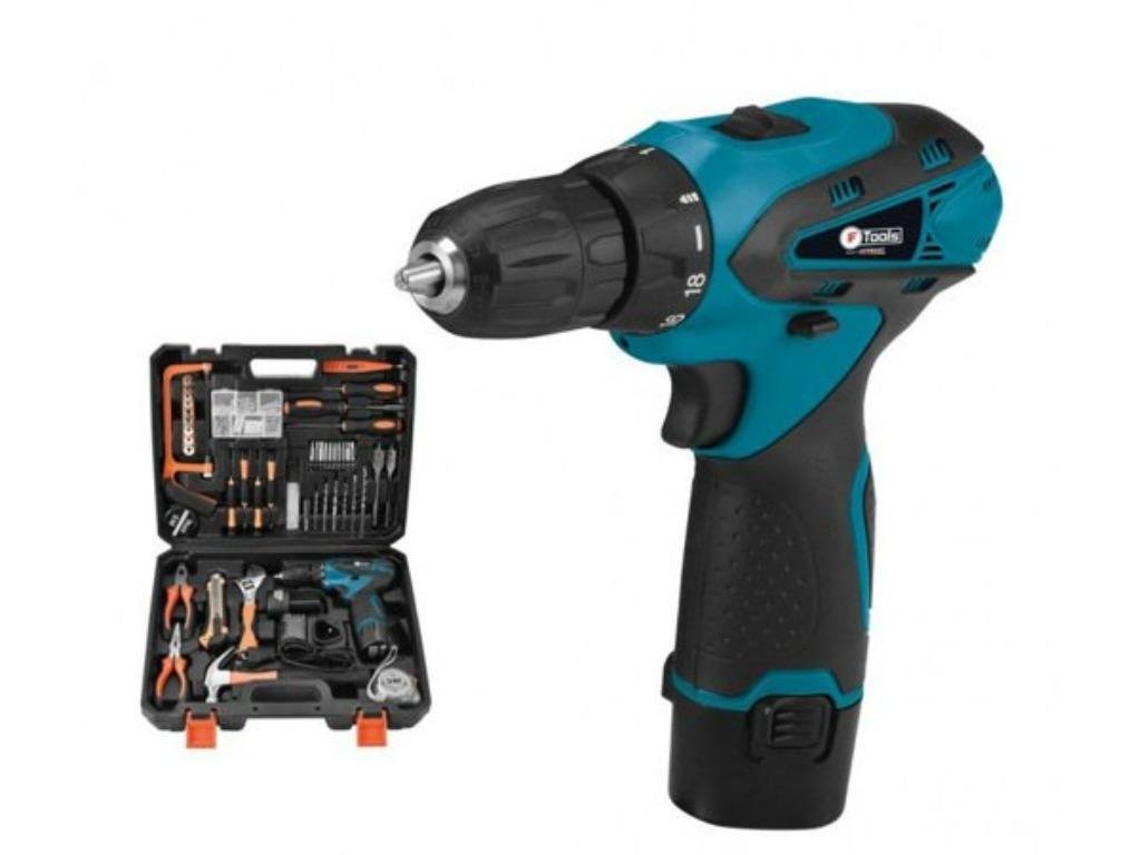 Boormachine met diverse tools | F-Tools | NIEUW uit voorraad, Doe-het-zelf en Verbouw, Ophalen, Nieuw