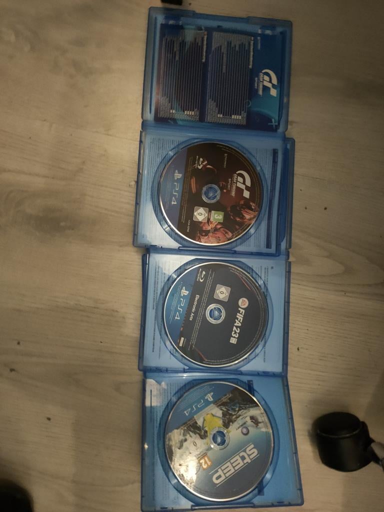 PS4 Games - Gran Turismo, FIFA 23, Steep, Ophalen, Online, Gebruikt, 1 speler