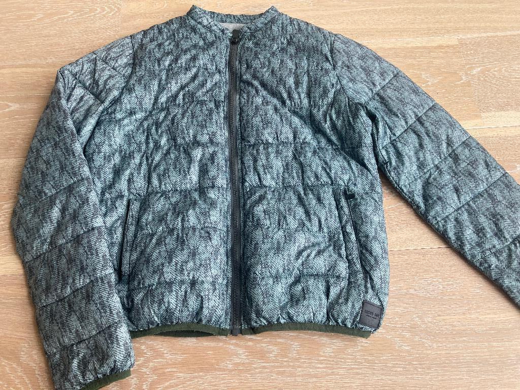 Groene jas met print van Sissy Boy mt. 152/158, Sissy Boy, Meisje, Ophalen of Verzenden, Zo goed als nieuw