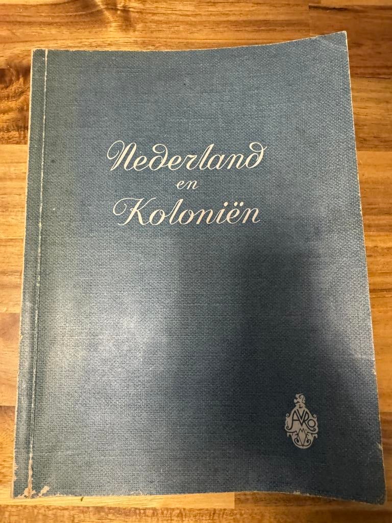 Postzegelalbum Nederland & Koloniën 1936 AVRO Uitgave, Ophalen of Verzenden, T/m 1940, Gestempeld