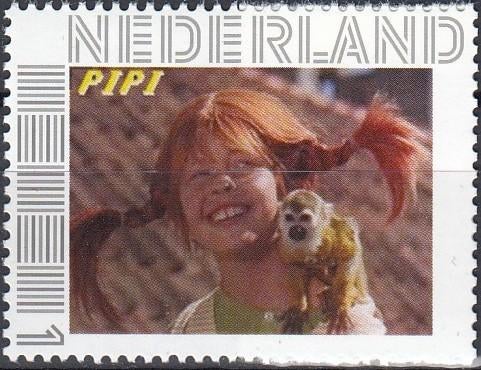 Nederland- Persoonlijke- Media- TV- Pippi Langkous- P, Ophalen of Verzenden, Na 1940, Postfris