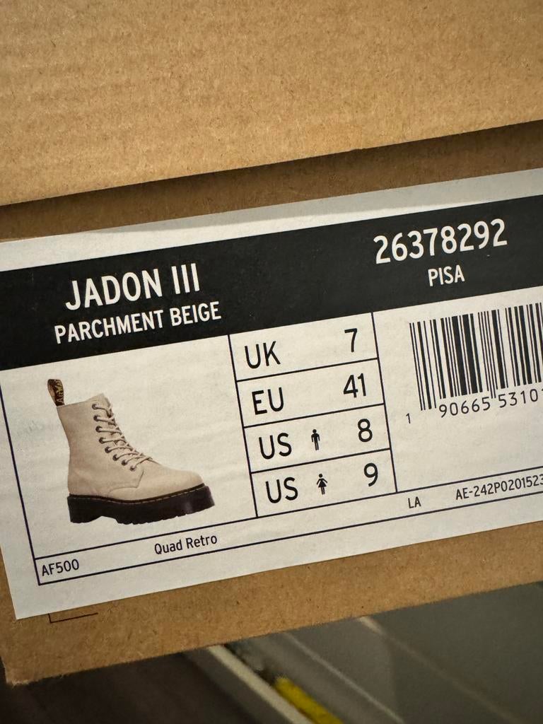 Dr Martens Jayden iii, Kleding | Dames, Schoenen, Ophalen of Verzenden, Zo goed als nieuw, Beige