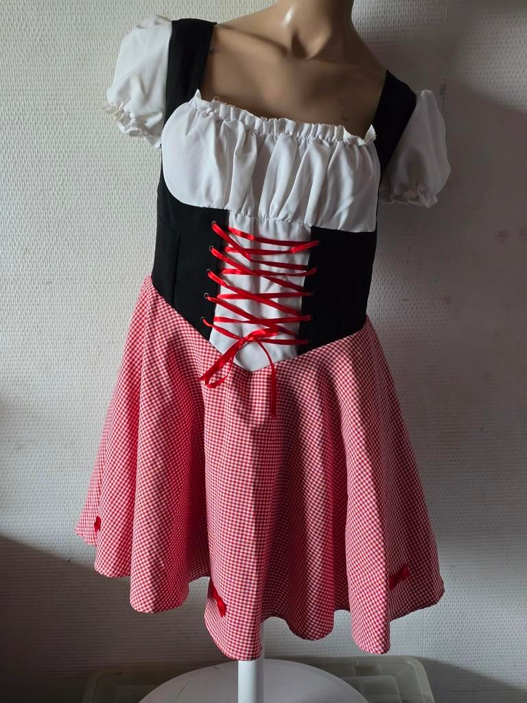 Sep dames Tiroler dirndl jurk maat S, SEP Feestartikelen, Carnaval, Ophalen of Verzenden, Zo goed als nieuw