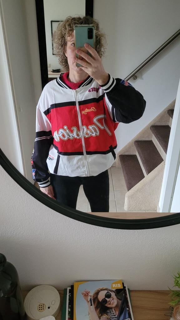 2 Oversized Baseball Jassen Shein Maat S, Overige kleuren, Ophalen of Verzenden, Zo goed als nieuw, Jasje