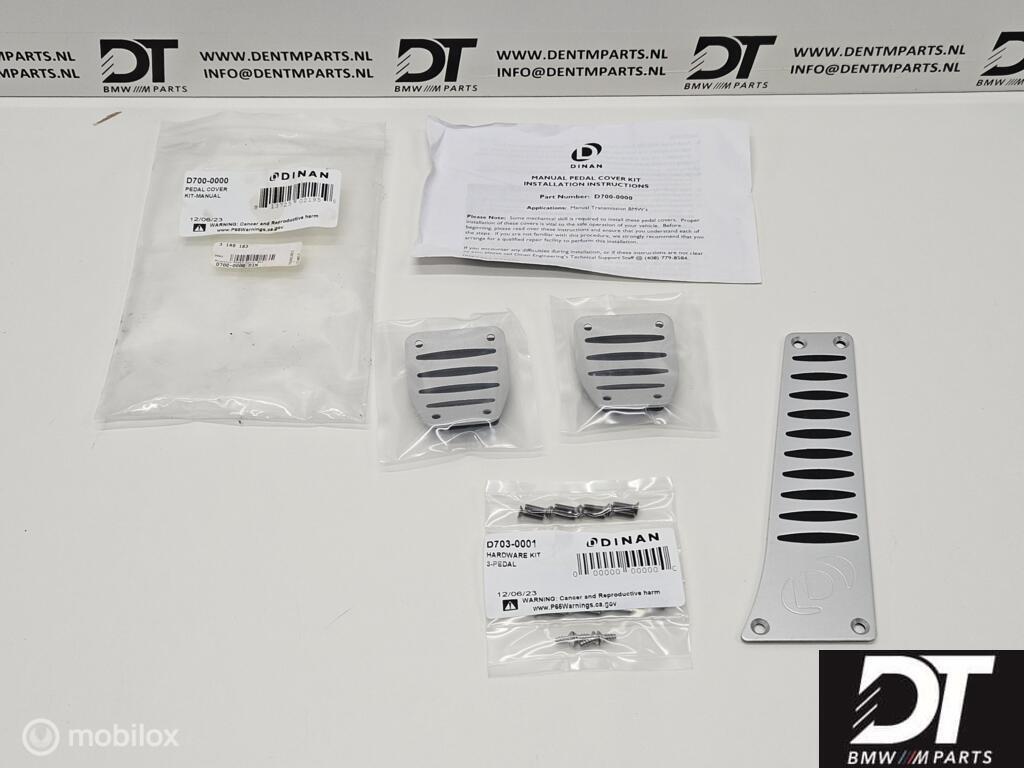 Dinan Manual Transmission Alumnium Pedal Cover Set D700-0000, Auto-onderdelen, Overige Auto-onderdelen, Nieuw, Ophalen of Verzenden