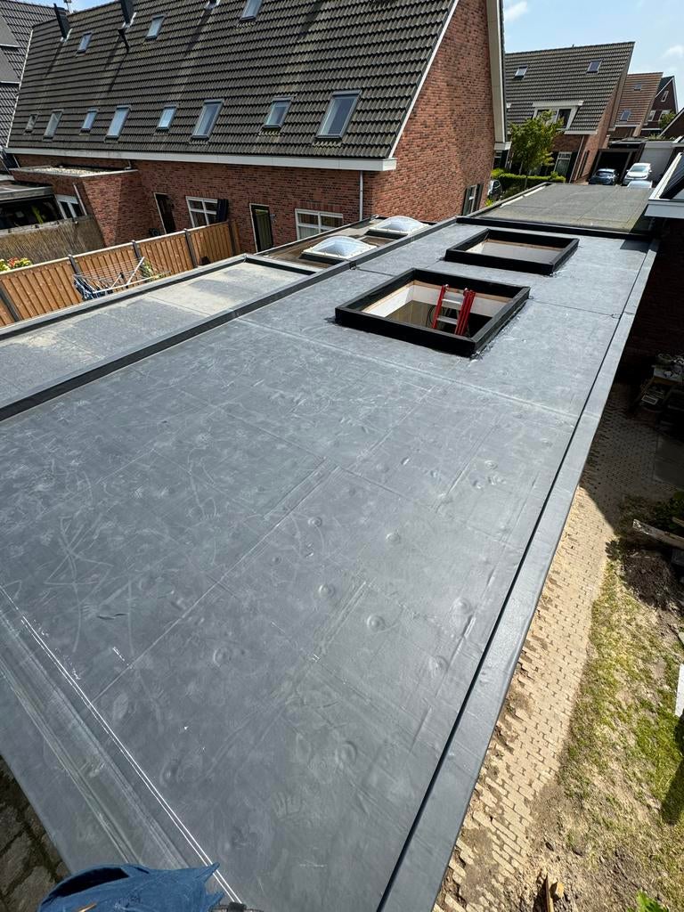 EPDM Dakdekker - Platte Daken, Doe-het-zelf en Verbouw, Dakpannen en Dakbedekking, Kunststof, Zwart, Nieuw, Ophalen of Verzenden