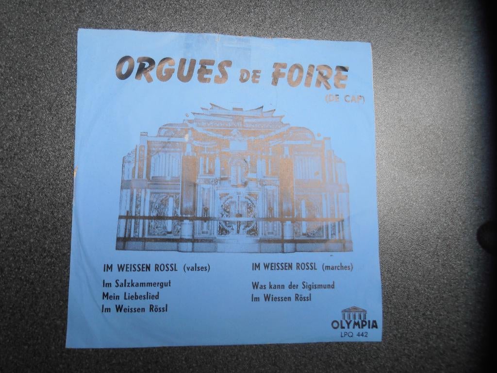 Decap orgel singel op  Olympia LPQ 442, Gebruikt, 7 inch, Single, Ophalen of Verzenden