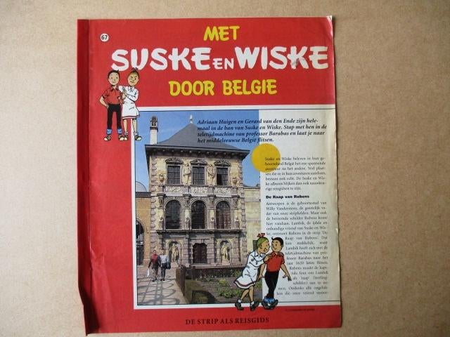 adv10393 suske en wiske door belgie, Ophalen, Suske en Wiske, Gebruikt, Overige typen