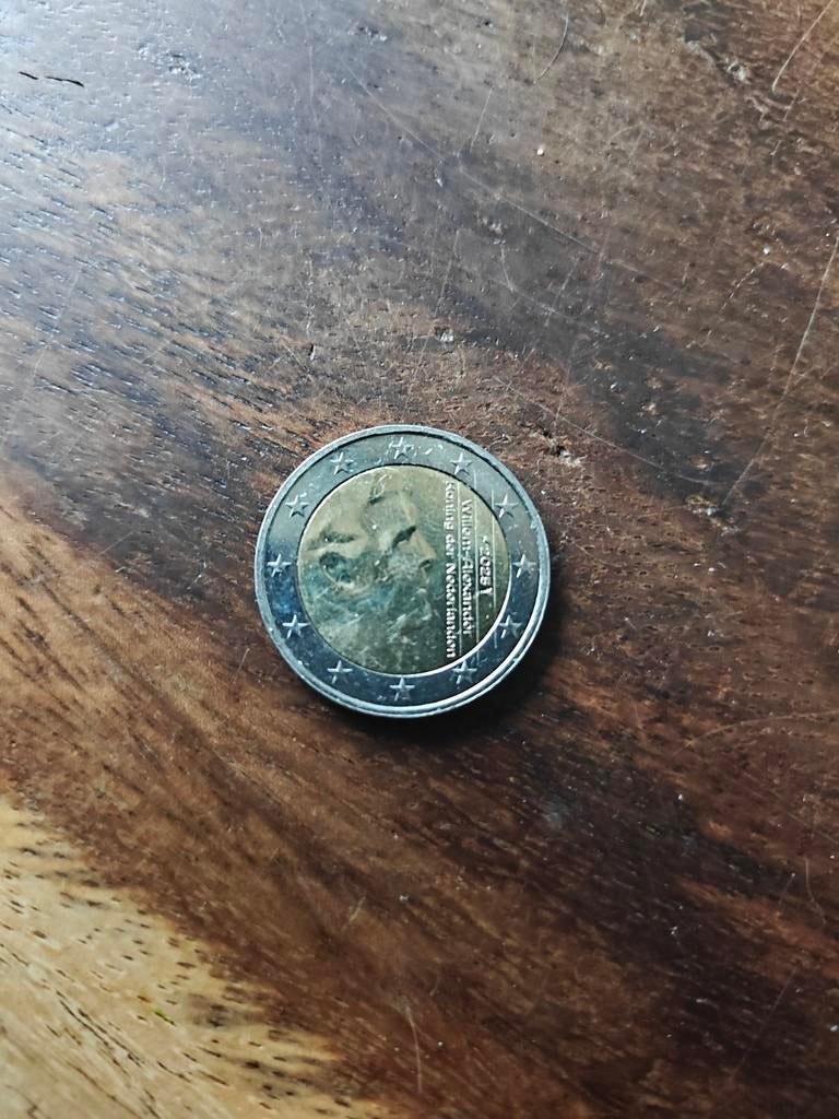 2 Euro Willem Alexander Munt, Ophalen of Verzenden, Overige landen, 2 euro, Losse munt