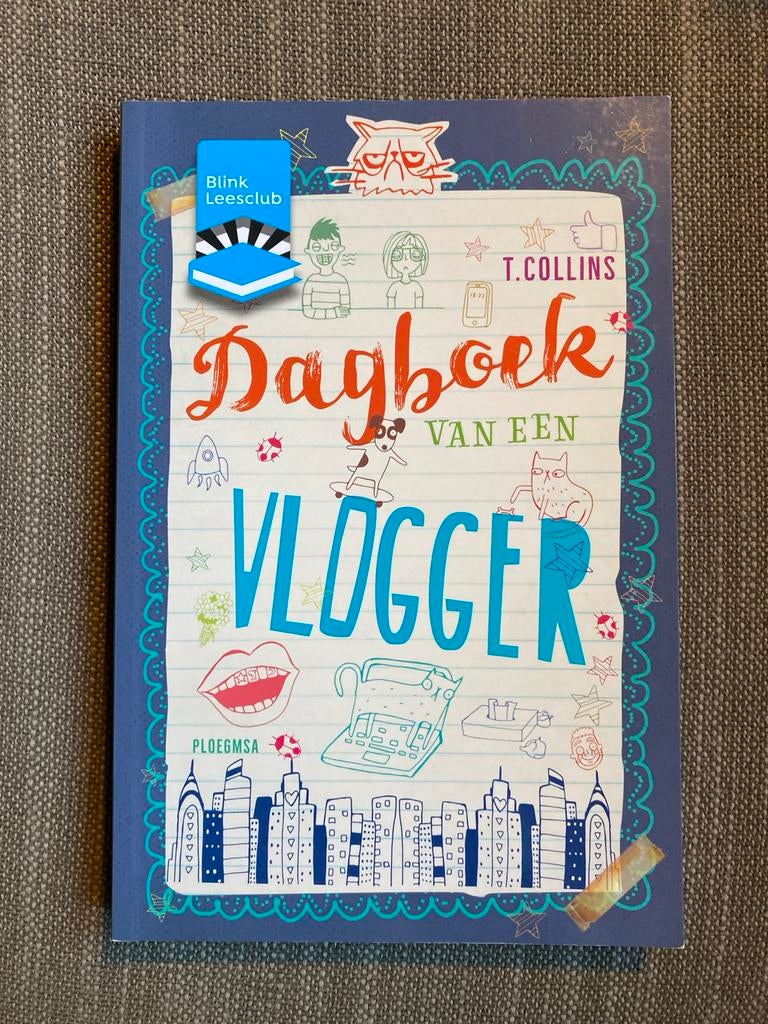 Dagboek van een Vlogger - T. Collins, Boeken, Ophalen of Verzenden, Zo goed als nieuw