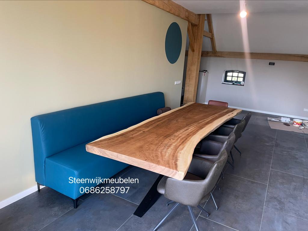 Suar tafel boomstamtafel eettafel bartafel grote showroom, Ophalen of Verzenden, Nieuw, Rechthoekig