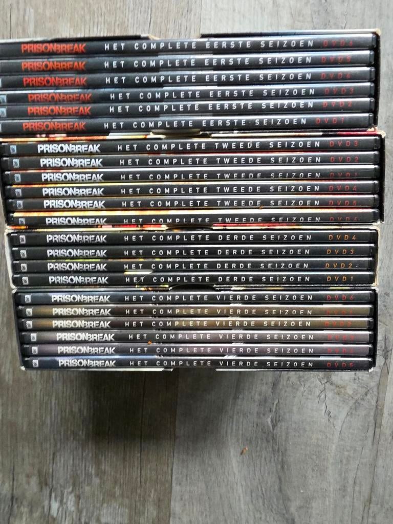 Prison Break Seizoen 1-4 DVD Boxset, Cd's en Dvd's, Gebruikt, Vanaf 16 jaar, Boxset, Ophalen of Verzenden