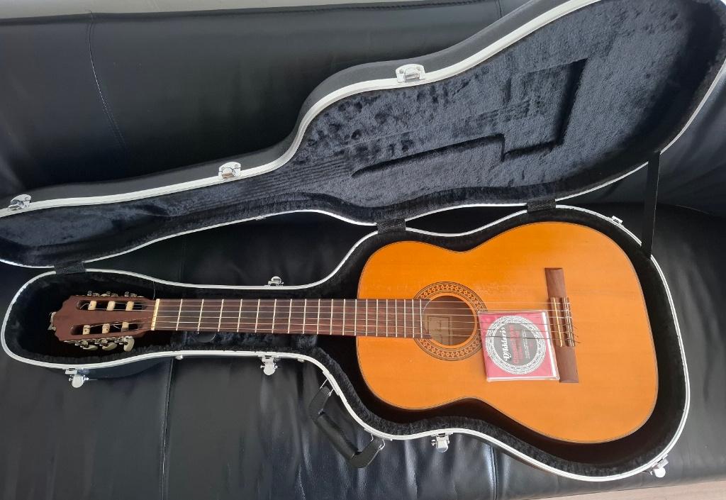 Originele hanika klassieke gitaar, Ophalen of Verzenden, Gebruikt, Klassieke of Spaanse gitaar, Met koffer