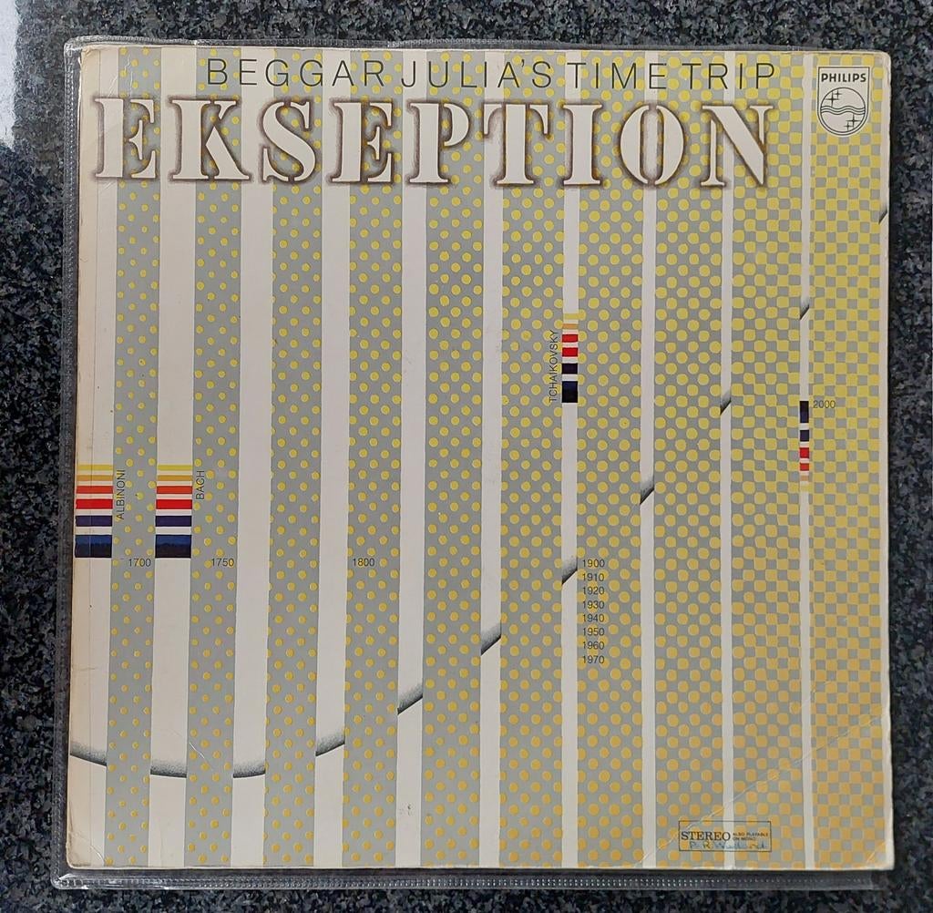 Exception, LP Beggard Julia's time trip, Philips 1970, Ophalen of Verzenden, Zo goed als nieuw, 12 inch, Progressive