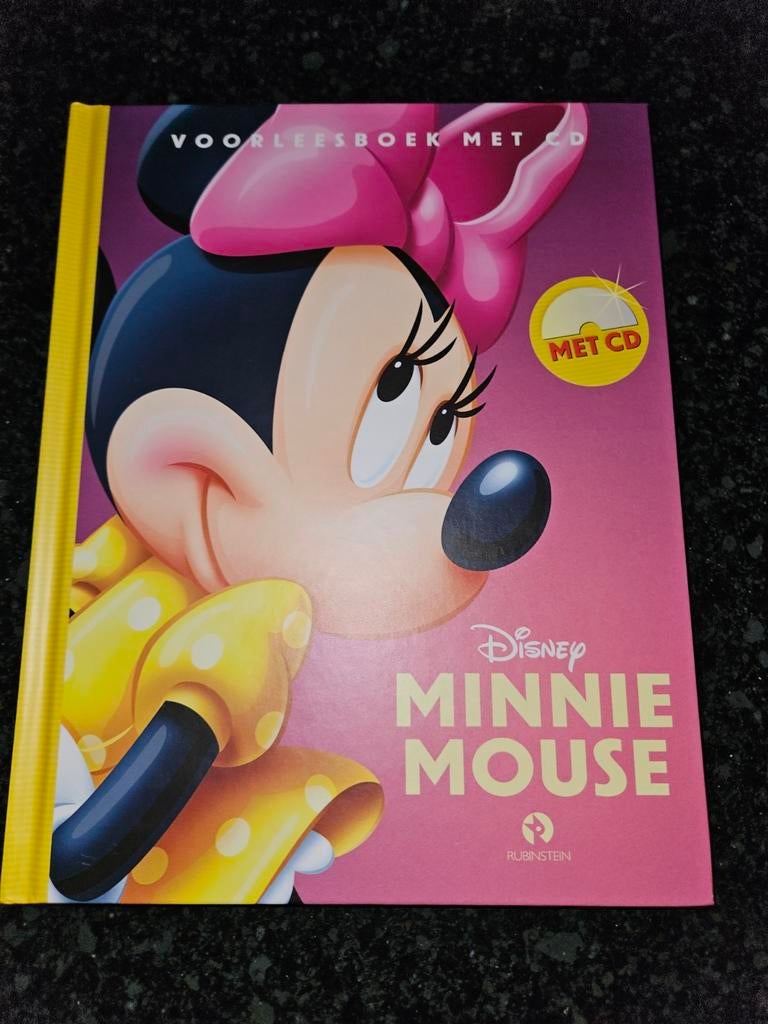 Minnie Mouse Voorleesboek met CD, Boeken, Ophalen of Verzenden, Zo goed als nieuw, 2 tot 3 jaar, Uitklap-, Voel- of Ontdekboek
