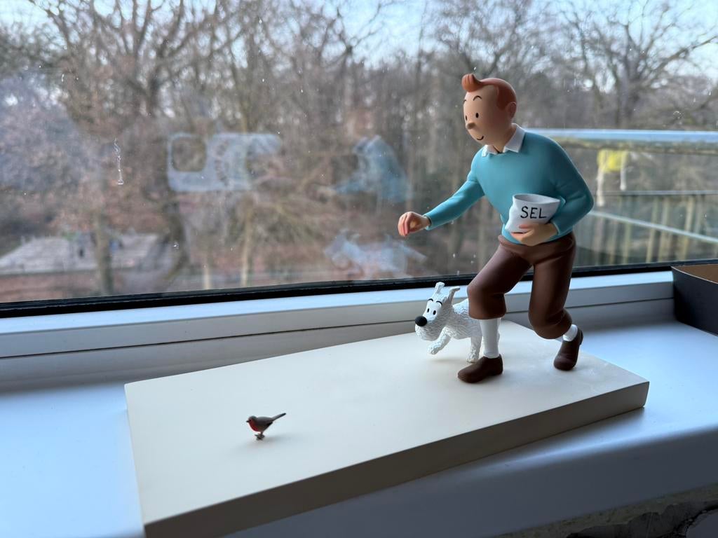 Kuifje TinTin Fariboles. Le rouge-gorge no aroutcheff/leblon, Ophalen, Kuifje, Zo goed als nieuw, Beeldje of Figuurtje
