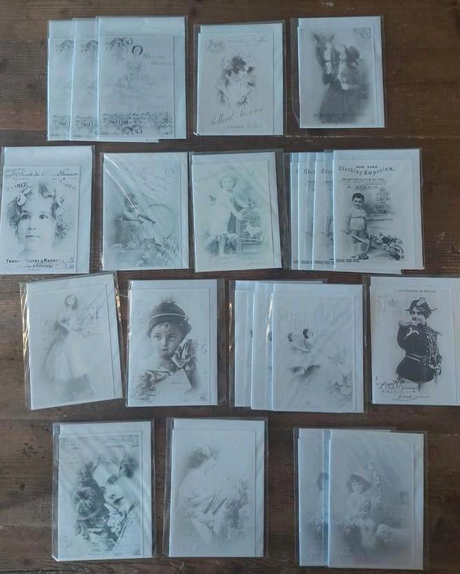 22 x dubbele kaarten Nino-art,met envelop, nieuw in folie, Ophalen of Verzenden