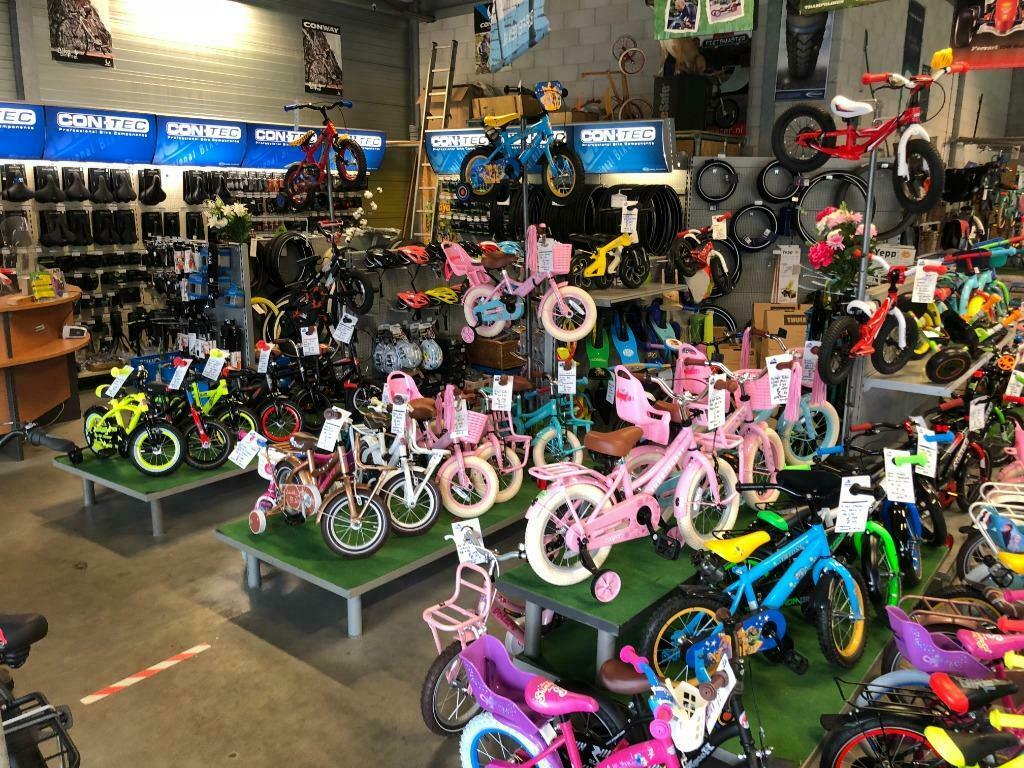 FIETSMASTER 10/12/14/16/18 INCH KINDERFIETS FIETSEN OP=OP !!, Ophalen of Verzenden, Nieuw, Minder dan 16 inch, Zijwieltjes
