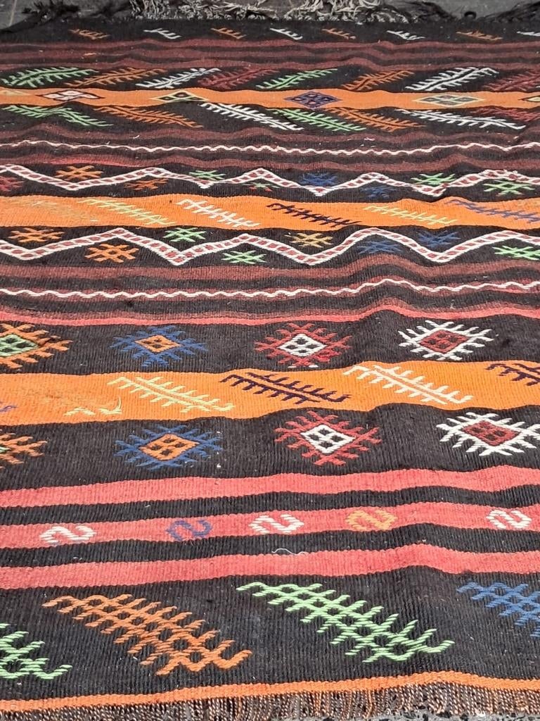 Handgeweven Turkse kelim 188x120cm, Ophalen of Verzenden, Rechthoekig, 200 cm of meer, 150 tot 200 cm