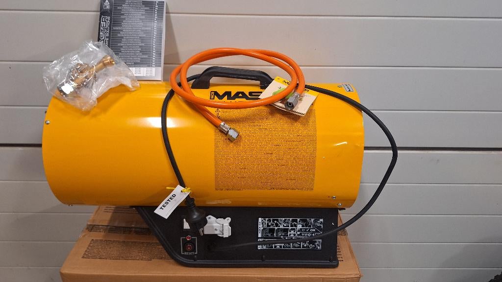 Master BLP 53 ET gasheater NIEUW!, Ophalen, Minder dan 30 cm, ., Overige typen