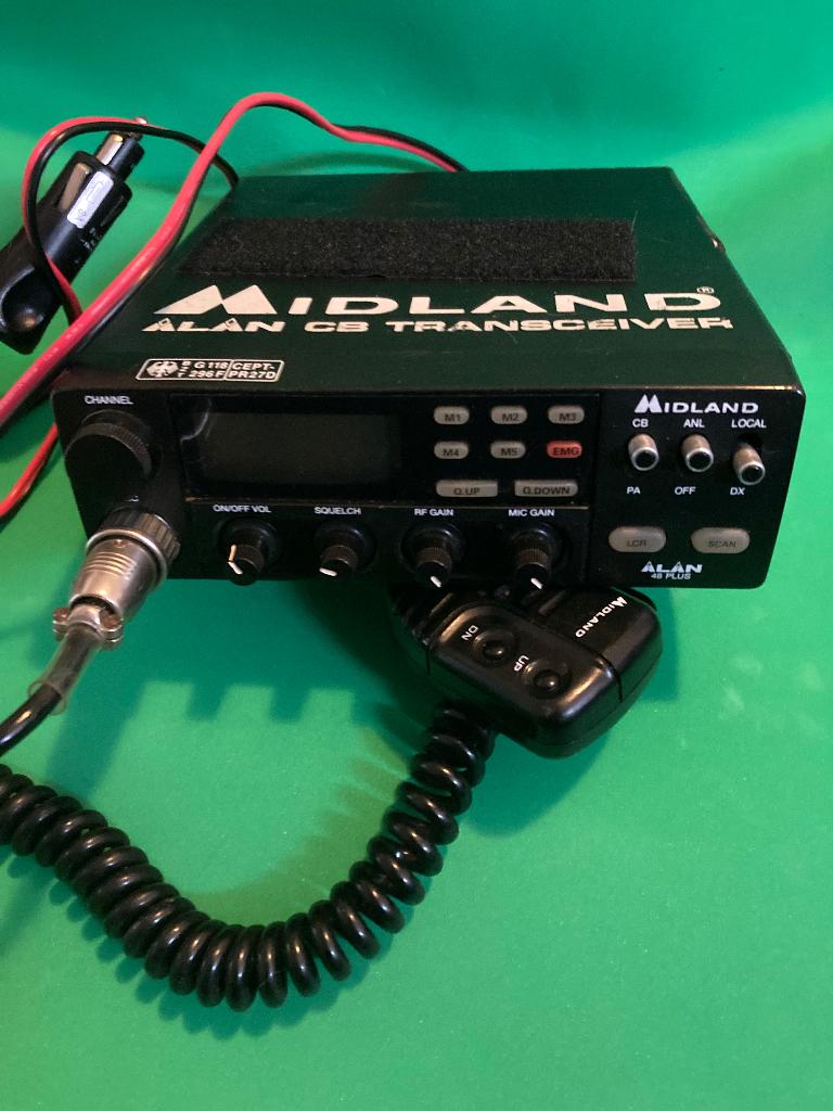 27 mc Midland Alan 48 plus 480kanalen, Telecommunicatie, Zenders en Ontvangers, Ophalen of Verzenden, Zo goed als nieuw, Zender en Ontvanger