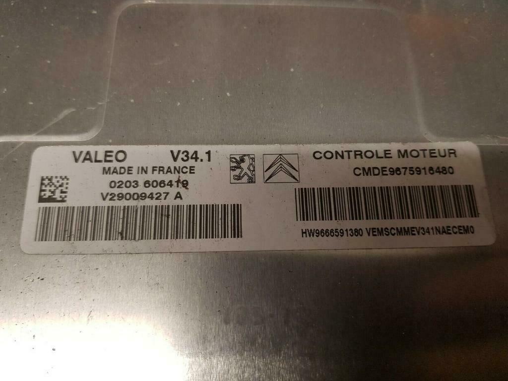 Citroen Peugeot Johnson Valeo JCAE J34P AAE V34.1 ECU, Gebruikt, Ophalen of Verzenden, PSA FCA, Psacareu 2889