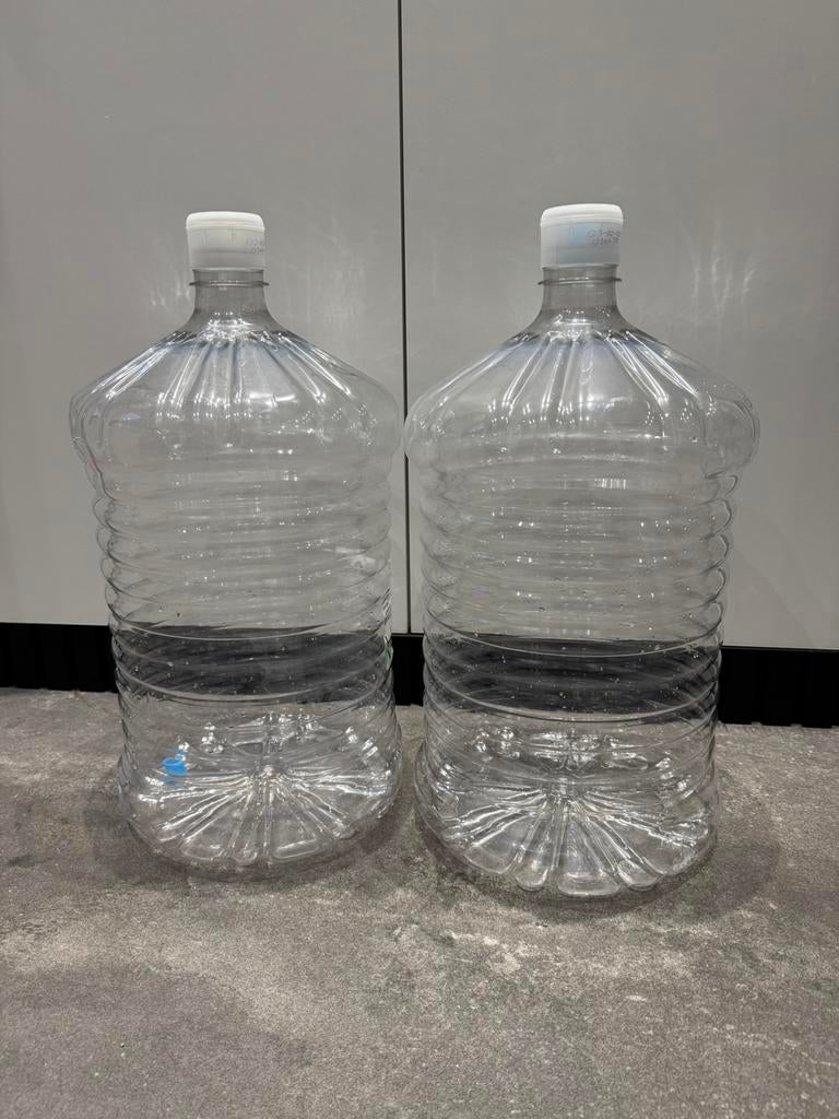 Doorzichtig waterfles voor watercooler/waterkoeler, Ophalen of Verzenden, Zo goed als nieuw
