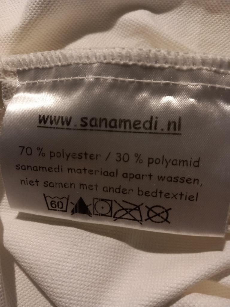 Anti-allergie matrashoes & kussensloop - Evolon, Gebruikt, Eenpersoons, Ophalen of Verzenden, Wit