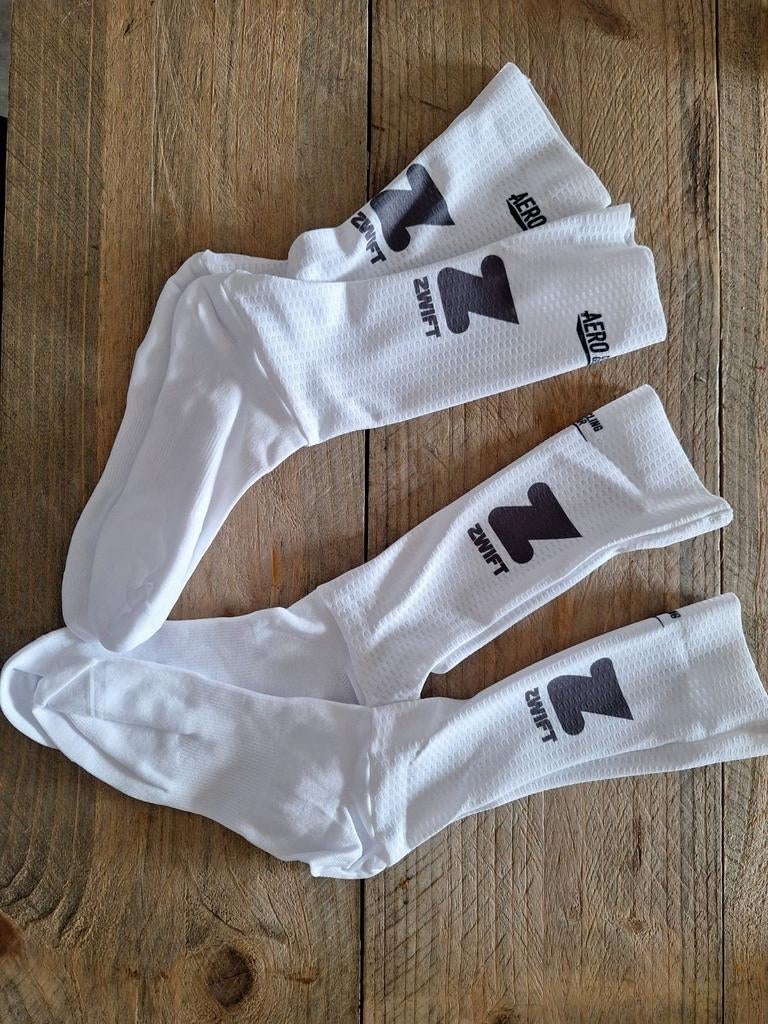 Alpecin Deceuninck Canyon Zwift aero sock Kalas MvdP, Kleding | Heren, Sokken en Kousen, Nieuw, Maat 43 t/m 46, Ophalen