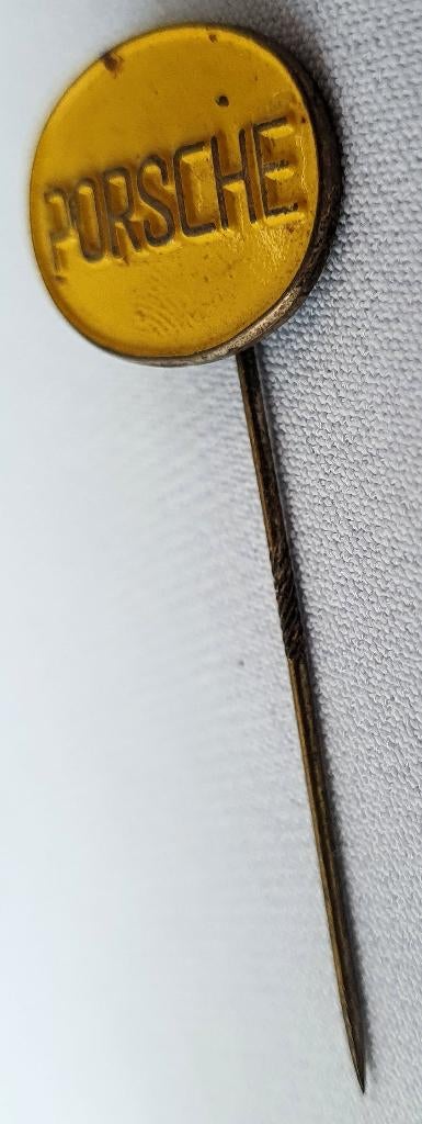 Porsche speldje + plaatje met embleem, Verzamelen, Speldjes, Pins en Buttons, Verzenden, Gebruikt, Transport