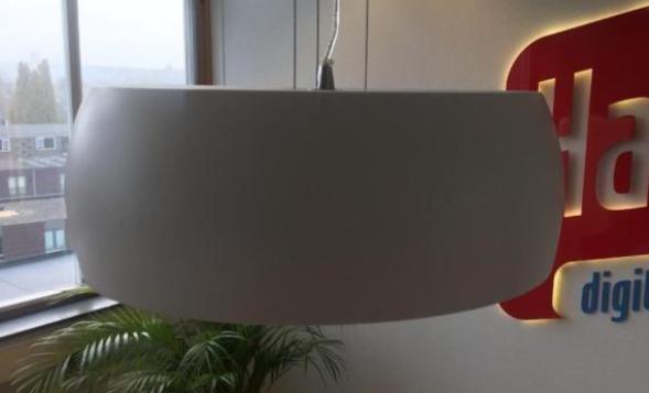 2 Lucide hanglampen - Mooie set!, Huis en Inrichting, Ophalen, Gebruikt, Kunststof, Minder dan 50 cm