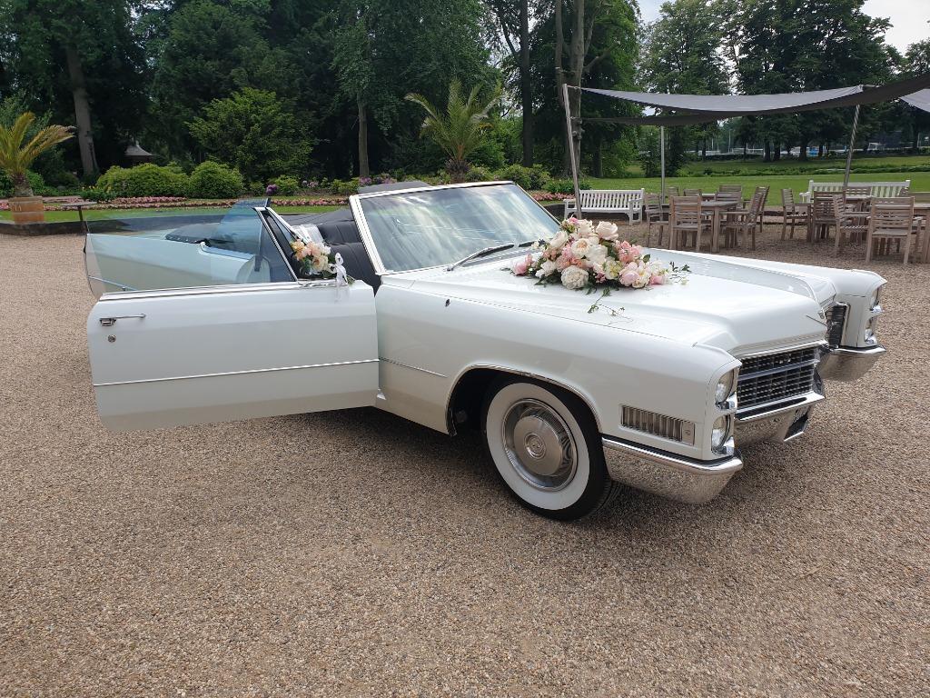 Cadillac Convertible 1966 - Amerikaans trouw- en VIP-vervoer, Met chauffeur, Trouwauto