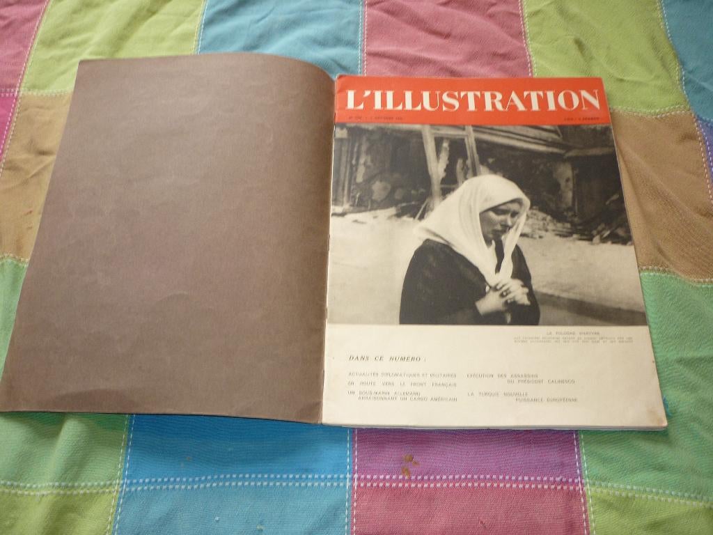 L ' ILLUSTRATION , No. 5040 , 7 Octobre 1939 boek, Ophalen of Verzenden, Overige onderwerpen, Tweede Wereldoorlog, Gelezen