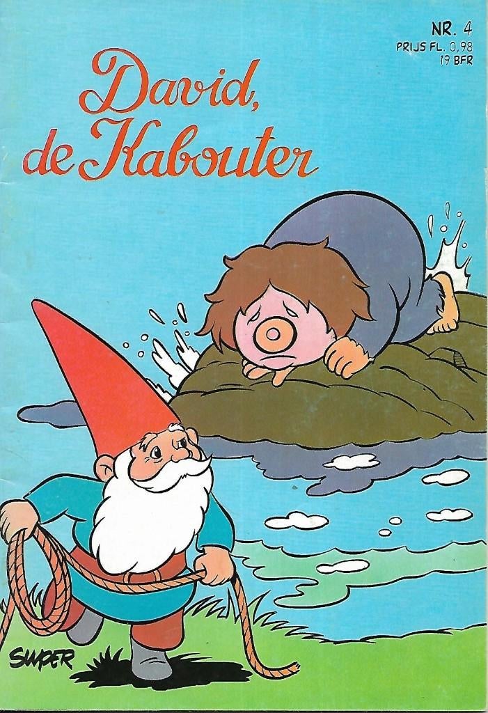David de Kabouter - Nummer 4 (Super 0,98), Boeken, Eén stripboek, Ophalen of Verzenden, Gelezen