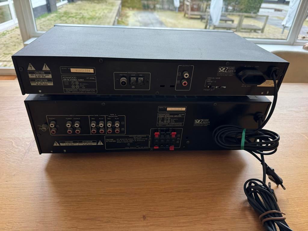 Kenwood Stereo Set - Versterker en Tuner, Ophalen of Verzenden, Gebruikt, Stereo, Minder dan 60 watt