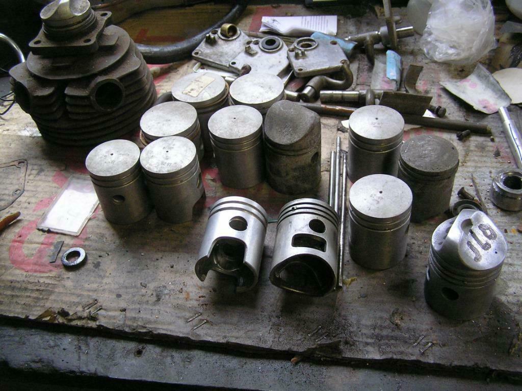 motoren- onderdelen en zuigers. jaren  vijftig., Motoren, Onderdelen | Oldtimers, Ophalen of Verzenden, Nieuw