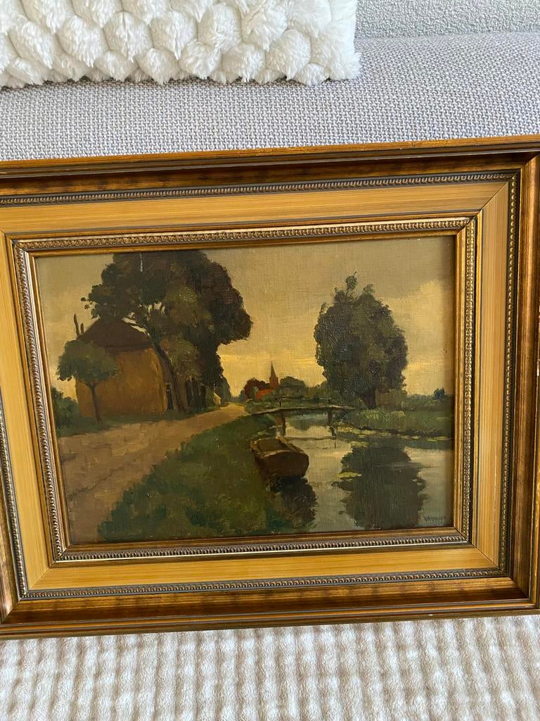 Schilderij van A. Vermeulen, Ophalen of Verzenden