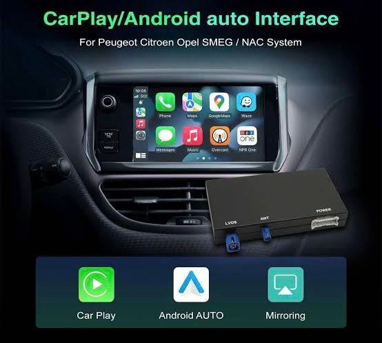 PEUGEOT 508 SMEG 2013–2017 CARPLAY & ANDROID AUTO MODULE, Auto diversen, Autoradio's, Ophalen of Verzenden, Nieuw