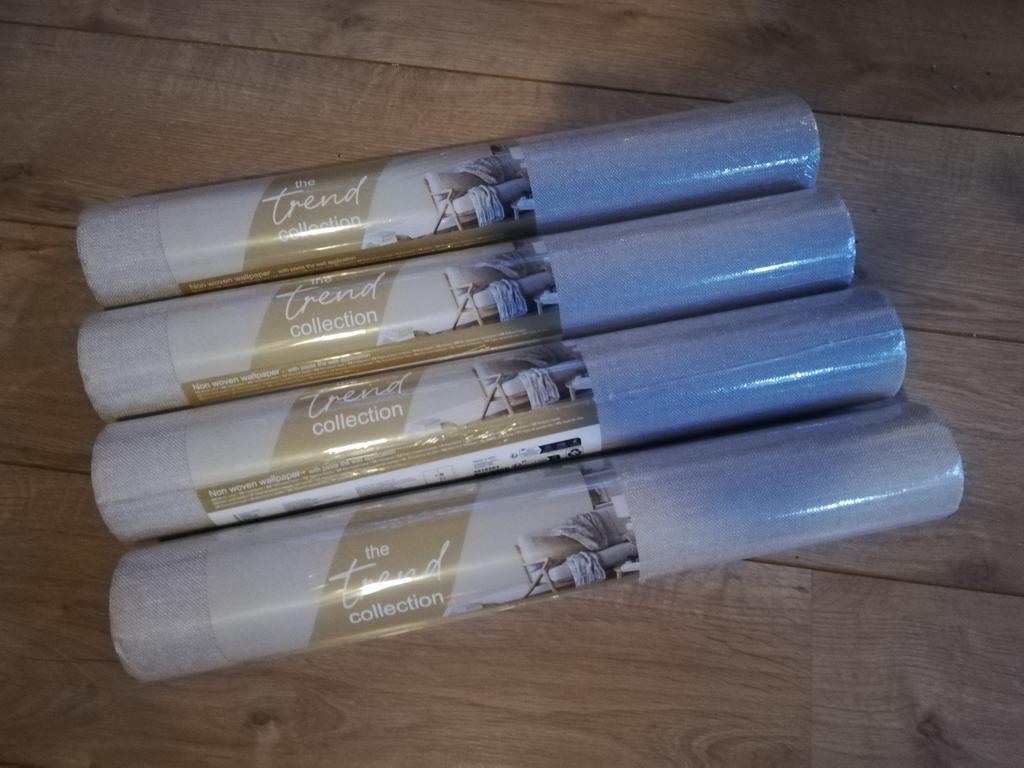 Behang taupe kleur, Ophalen of Verzenden, Minder dan 10 m²