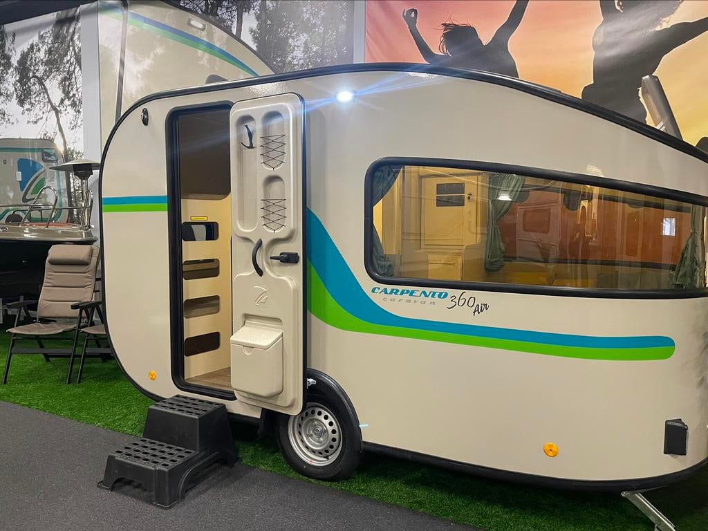 Carpento caravan 360 Air Edition lichtgewicht caravan, Caravans en Kamperen, Overige merken, Bedrijf, Treinzit, 4 tot 5 meter