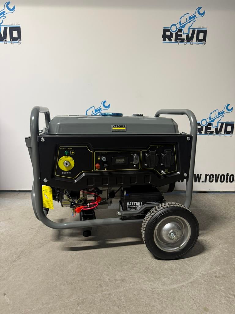 Karcher pgg3/1 Aggragaat nood generator Nieuw 3kw kva, Elektrisch startend, Benzine, Karcher, Nieuw