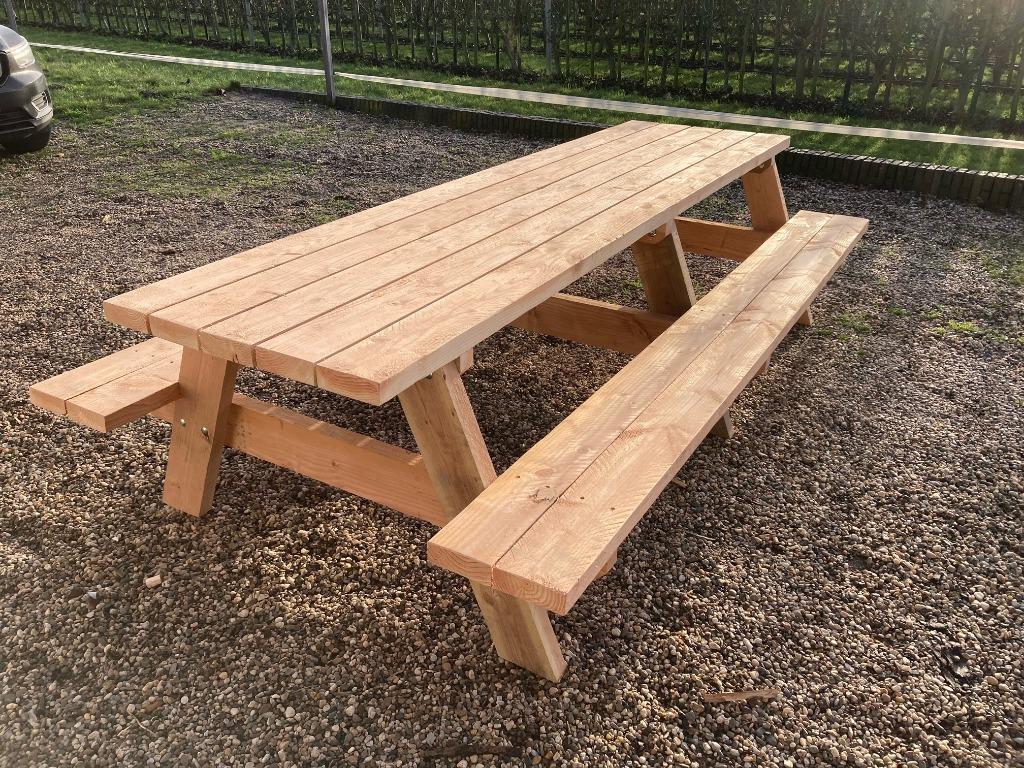 Picknicktafels, Tuin en Terras, Picknicktafels, Ophalen of Verzenden, Nieuw, Rechthoekig, Hout
